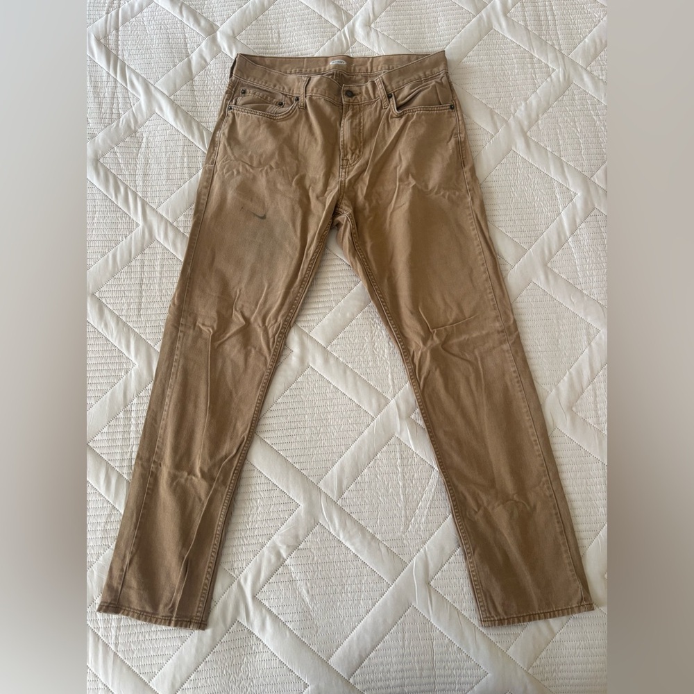Old Navy Men's Tan Slim Straight Jeans